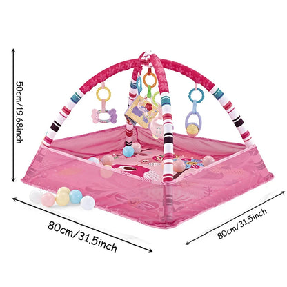 Purilite Select: Baby Fitness Frame Crawling Game Blanket Multifunctional Educational Mat with Fence