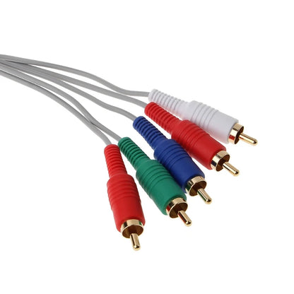 Purilite Select 1.8M Component HDTV AV Audio Adapter Cable 1080P Compatible Console Video Connection Cable Set of 2