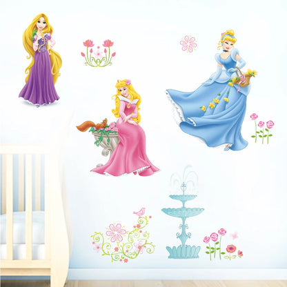 Purilite Select Lovely Castle Princess Wall Stickers