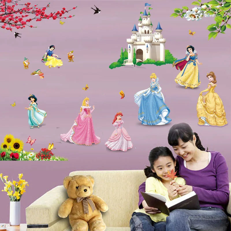 Purilite Select Lovely Castle Princess Wall Stickers