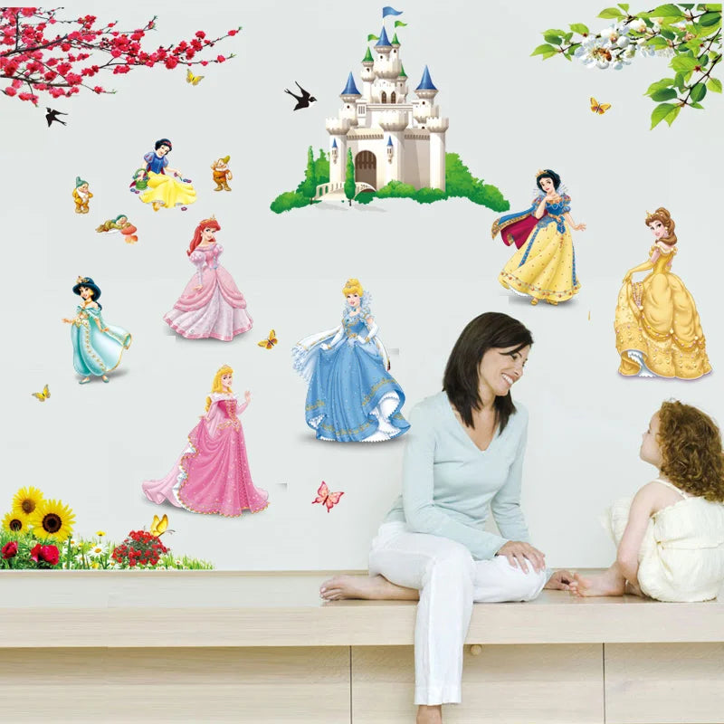 Purilite Select Lovely Castle Princess Wall Stickers