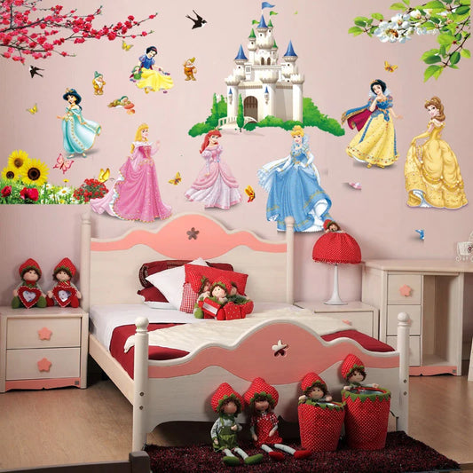 Purilite Select Lovely Castle Princess Wall Stickers