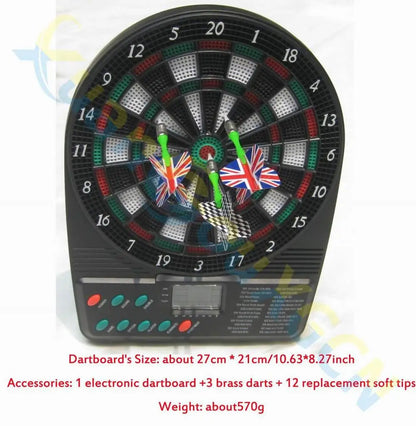 Purilite Select 12-Inch Electronic Dartboard Game Set
