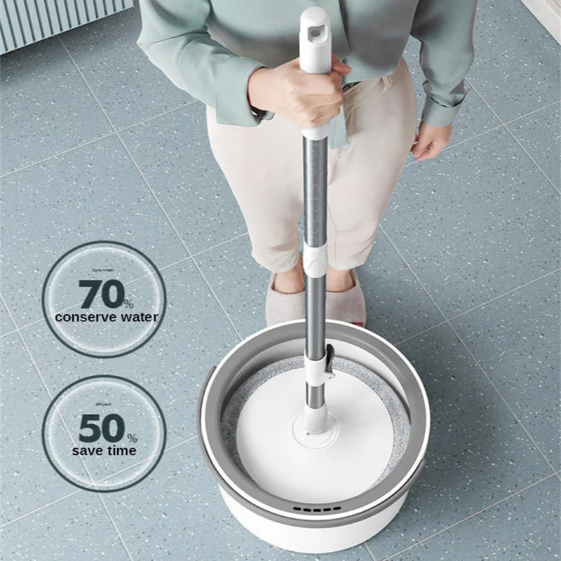 Purilite Select Spin Mop with Sewage Separation Bucket