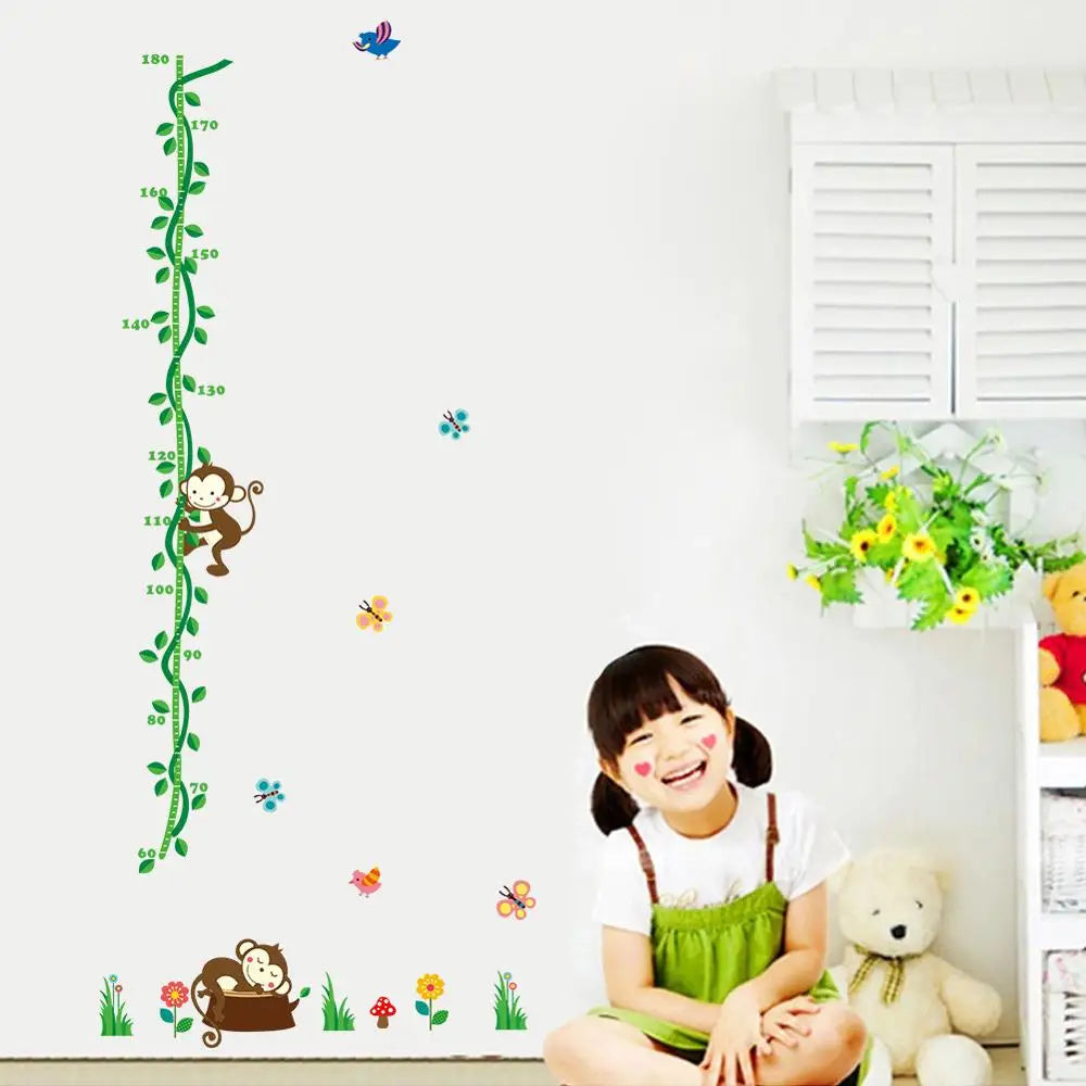 Purilite Select Cartoon Height Measure Wall Sticker