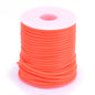 Purilite Select Hollow Rubber Cord Roll 2mm 3mm 4mm | Flexible Tubular Craft Cord for DIY Jewelry Making