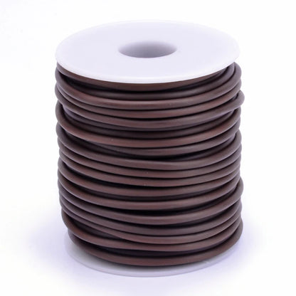 Purilite Select Hollow Rubber Cord Roll 2mm 3mm 4mm | Flexible Tubular Craft Cord for DIY Jewelry Making