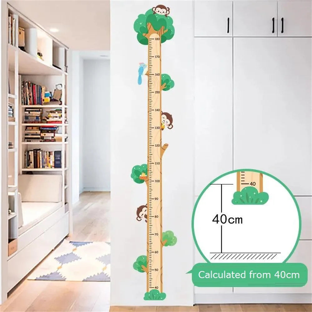 Purilite Select Cartoon Height Measure Wall Sticker