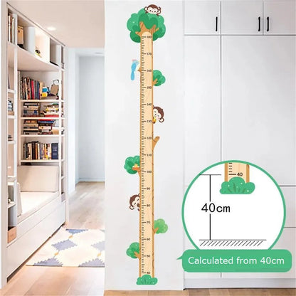 Purilite Select Cartoon Height Measure Wall Sticker