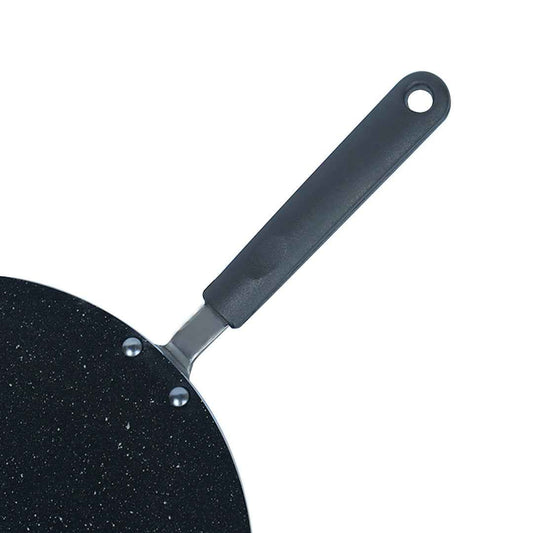 Marble Coated Tawa/Griddle/Paratha Pan Black