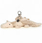 Purilite Select Plush Keychain Decorative Pendant Soft PP Cotton Collectible Accessory (Set of 5)