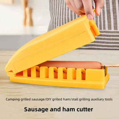 Purilite Select | Household Sausage & Ham Cutter | Multifunctional Manual Meat Cutter | DIY Hot Dog Slicer Kitchen Tool