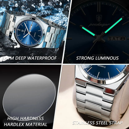 POEDAGAR Luxury Men’s Watch