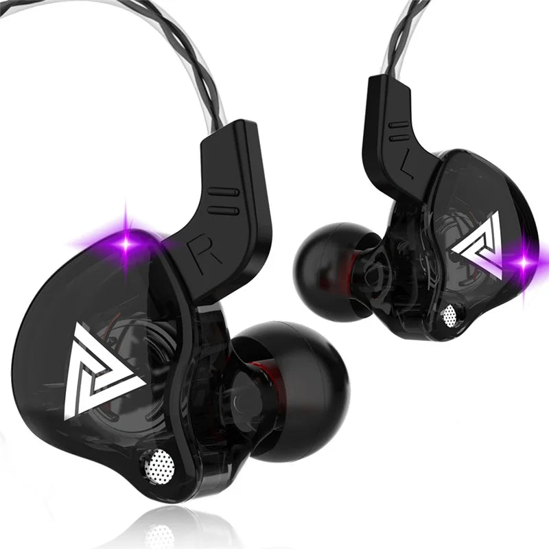 Purilite Select QKZ AK6 Copper Driver HiFi Wired Earphones 3.5MM