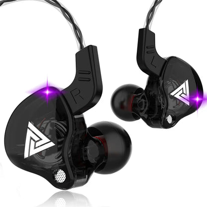 Purilite Select QKZ AK6 Copper Driver HiFi Wired Earphones 3.5MM