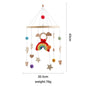 Purilite Select Wooden Baby Crib Mobile | Crochet Star Hanging Bed Bell | Nursery Rattle Decoration | Newborn Comfort Toy