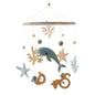 Purilite Select Wooden Baby Crib Mobile | Crochet Star Hanging Bed Bell | Nursery Rattle Decoration | Newborn Comfort Toy