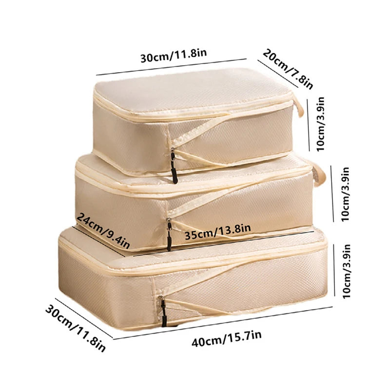 Purilite Select 3PCS Portable Compressible Storage Bag Set