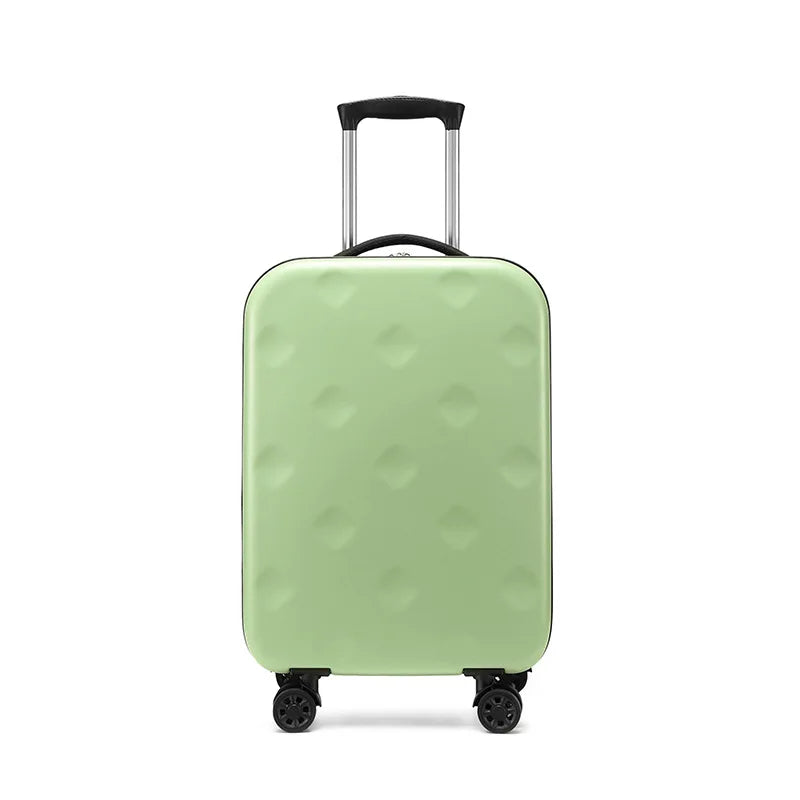 Purilite Select Foldable Travel Suitcase with Spinner Wheels | Lightweight ABS Rolling Luggage with Password Lock | Compact Collapsible Trolley Case