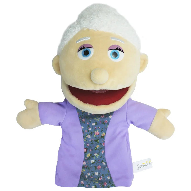 Purilite Select Family Plush Hand Finger Puppet Set Soft Cotton Educational Storytelling Toy for Kids and Adults (Set of 2)