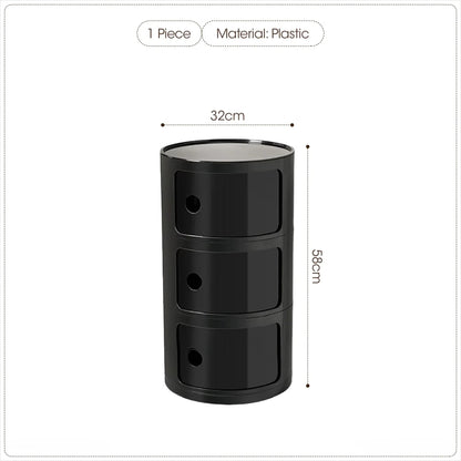 Purilite Select Nordic Net Red Bedside Cabinet
