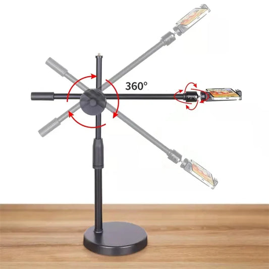 Purilite Select 360° Low-Angle Tabletop Shooting Mount with Adjustable Rod & Phone Holder