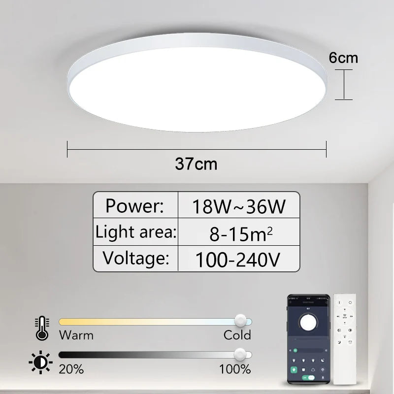 Purilite Select Smart LED Ceiling Lamp.