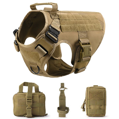 Purilite Select Tactical Military Dog Vest & Leash Set