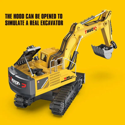 Purilite Select Alloy RC Excavator Truck Toy