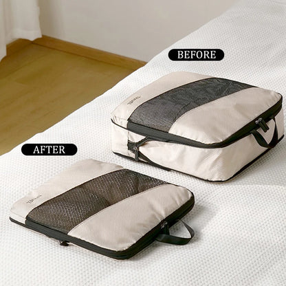 Purilite Select 6‑PCS Waterproof Compression Packing Cubes Set