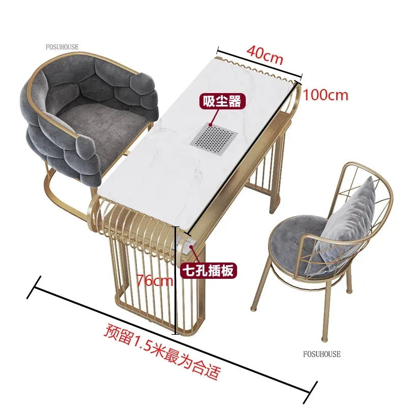 Purilite Select Modern Wrought Iron Nail Table