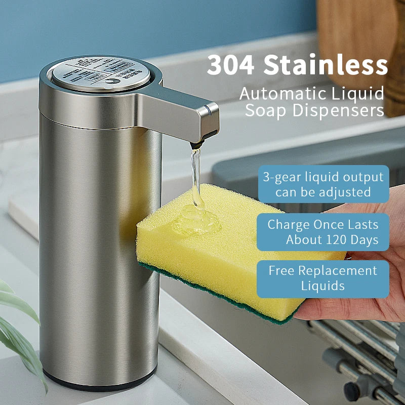 Purilite Select Automatic Sensor Soap Dispenser 270ml – Touchless Smart Liquid Soap & Hand Wash Dispenser