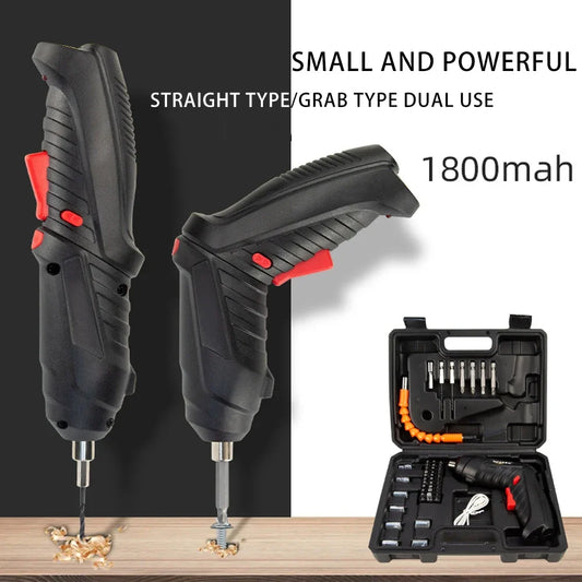 Purilite Select 47Pcs 36V Rechargeable Cordless Electric Screwdriver & Mini Drill Set