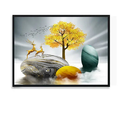 Purilite Select Decorative Electric Meter Cover Wall Art – Punch-Free Switch Box Cover Mural 40x30cm Minimalist Home Decor