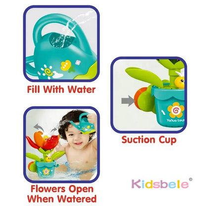 Purilite Select: Baby bath sunflower spraying shower toy