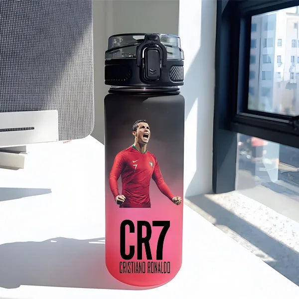 Purilite Select CR7 Football Star Straw Water Bottle