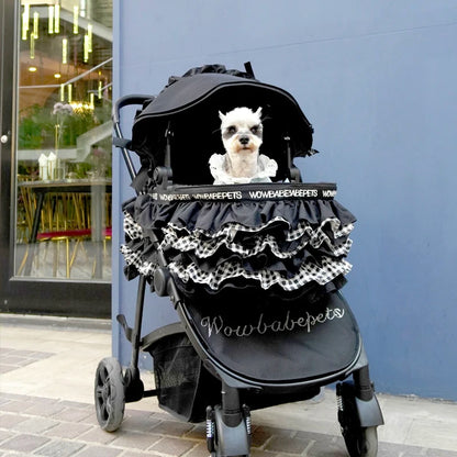 Purilite Select Black Lattice Foldable Pet Basket