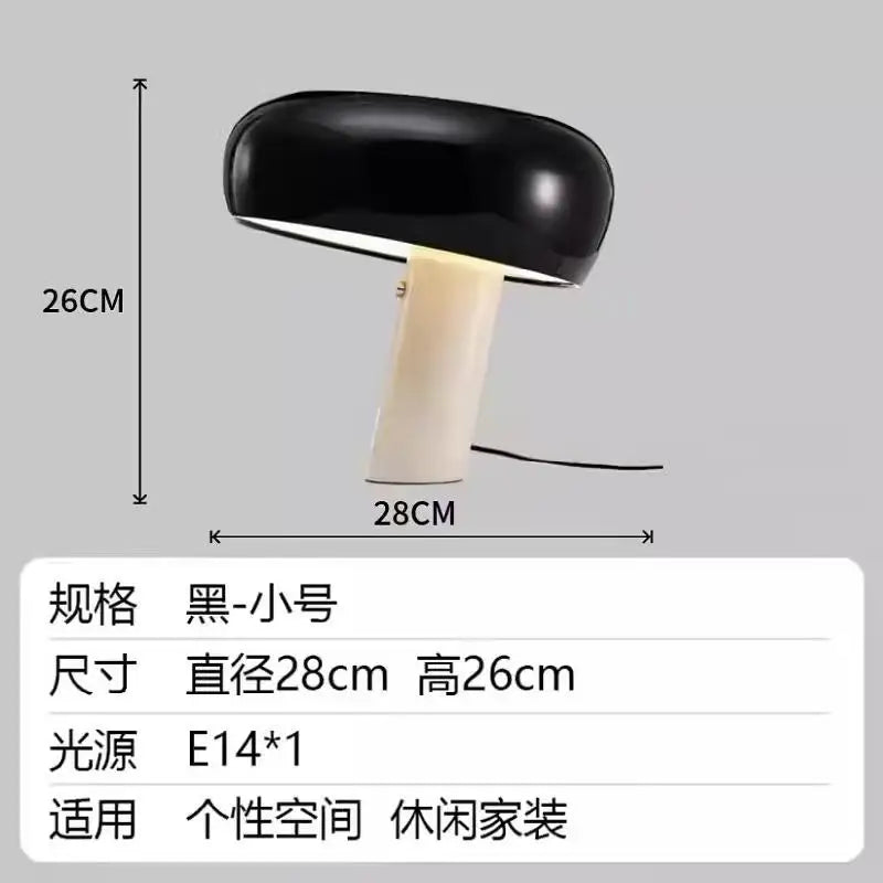 Purilite Select Italian Luxury Designer Mushroom Marble LED Desk Lamp