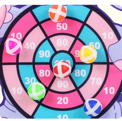 Purilite Select Montessori Cartoon Animal Dart Board Sticky Ball Toy