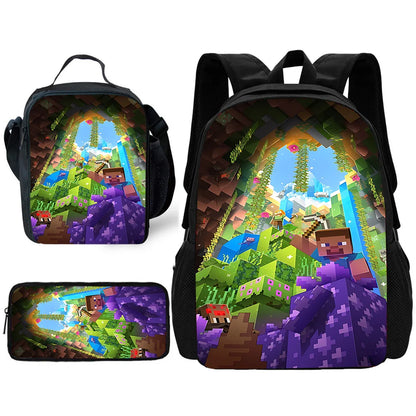 Purilite Select Kids Cartoon Backpack Set