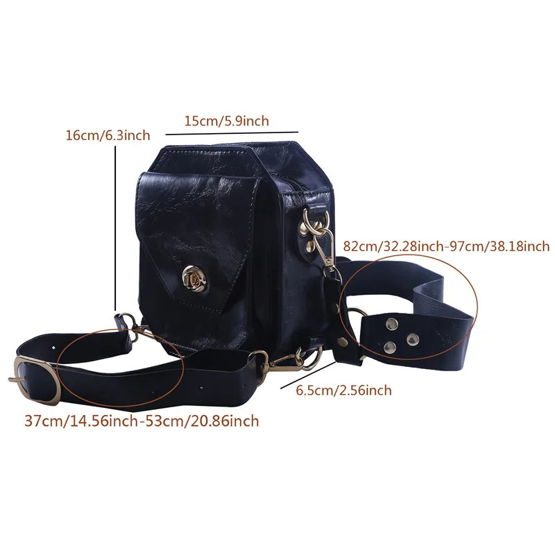 Purilite Select Medieval-Inspired PU Cross-Leg Bag