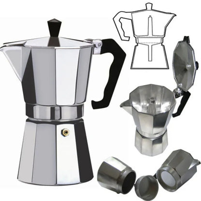Purilite Select Aluminum Mocha Coffee Maker Pot