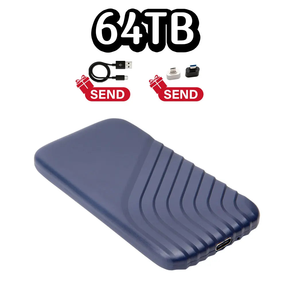 Purilite Select Portable External SSD USB 3.1 Type-C Solid State Drive – High-Speed Aluminum Storage for Laptop, Desktop & Android Devices