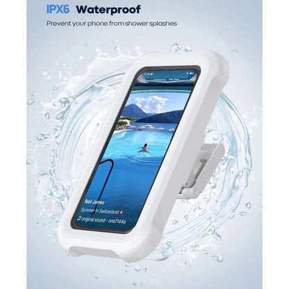 Purilite Select Waterproof Shower Phone Holder – 480° Rotatable Wall-Mounted Phone Mount