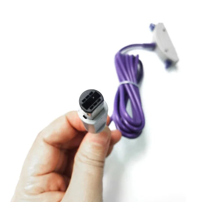 Purilite Select 1.8M GBA to Game Console Link Cable Adapter Data Connection Cord for Compatible Handheld and Console Gaming Systems | Set of 2