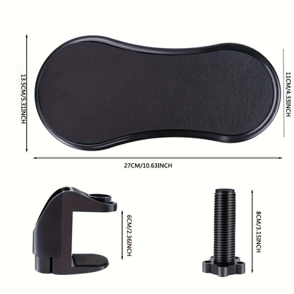 Purilite Select Adjustable Computer Arm Rest Support with Rotating Mouse Pad Ergonomic Desk Extender