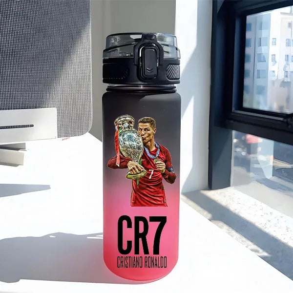 Purilite Select CR7 Football Star Straw Water Bottle