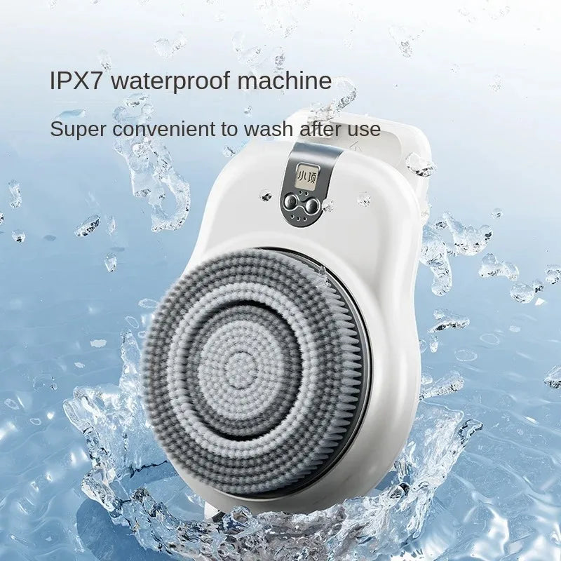 Purilite Select V1 Wall Mounted Electric Bathing Brush | Intelligent Rechargeable Bath Scrubber | Body Cleansing Machine