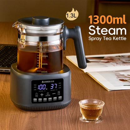 Purilite Select 1300ml Steam Spray Electric Tea Kettle | Baby Constant Temperature Milk Regulator | 72H Thermostatic Digital Kettle AU Plug