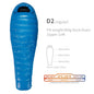 Purilite Select Ultralight Duck Down Sleeping Bag | 3-Season Camping & Hiking Mummy Sleeping Bag
